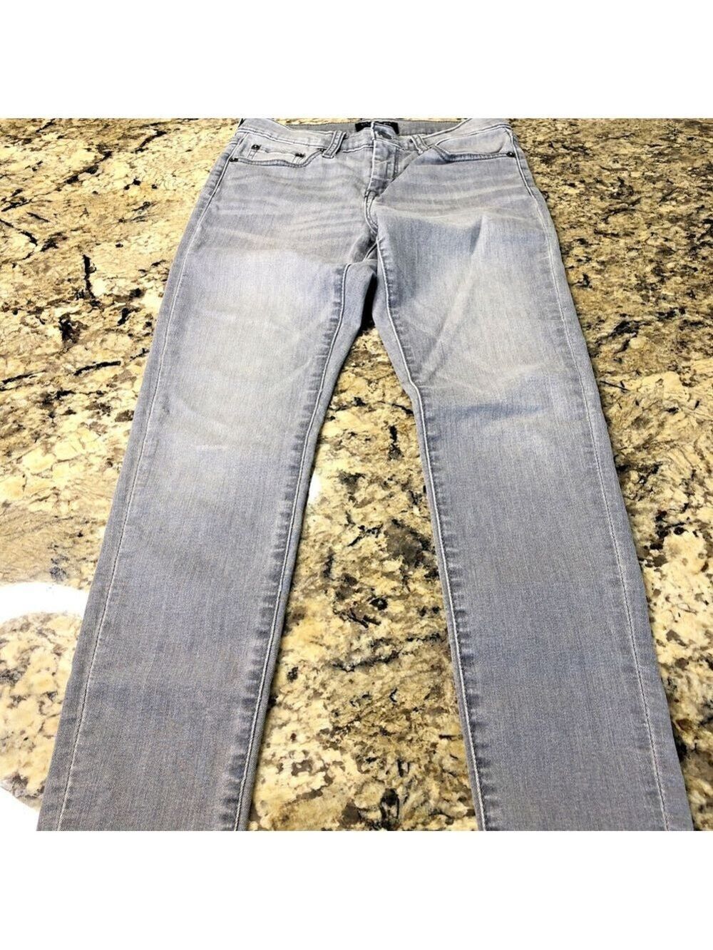 Size 25/0 Banana Republic High Rise Skinny Women Stretchy Jeans Distressed PK - Picture 2 of 16